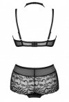 Komplet Linera For The Senses Collection czarny/black LivCo Corsetti Fashion rozmiar - L/XL