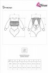 Drimina koronkowe Body Black Czarne Collection LivCo Corsetti Fashion rozmiar - S/M