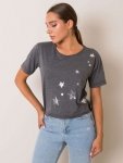 T-shirt-131-TS-AMZ1010.33P-ciemny szary rozmiar - XS
