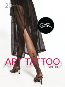 Rajstopy ART TATTOO 06