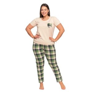 PIŻAMA NOCNA DAMSKA PLUS SIZE PDD5300-010 - AW2024/25