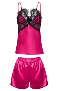 D Karen KOMPLET BEATRICE SATYNA PINK
