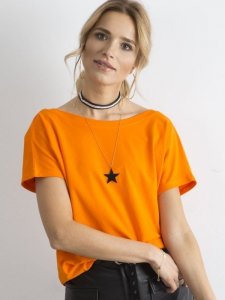 T-shirt-RV-TS-4662.26P-pomarańczowy rozmiar - XS