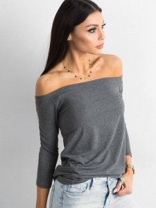 Bluzka-RV-BZ-4692.99-ciemny szary rozmiar - XL