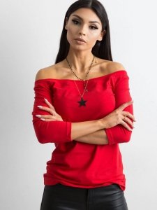 Bluzka-RV-BZ-4692.56-czerwony rozmiar - L