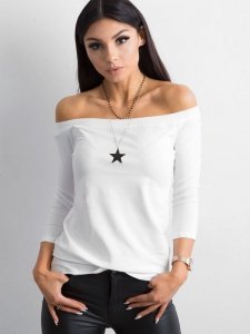 Bluzka-RV-BZ-4692.89-biały rozmiar - XL