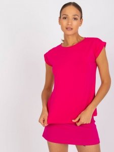 T-shirt-RV-TS-4833.30P-fuksjowy rozmiar - XL