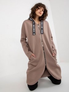 Bluza-RV-BL-6683.00P-ciemny bezowy rozmiar - S/M