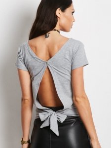 T-shirt-PL-BZ-1529.00-szary rozmiar - XS