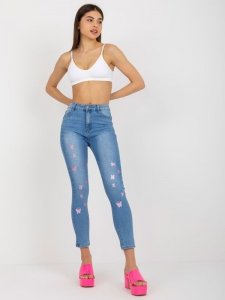 Spodnie jeans-NM-SP-JK105.85P-niebieski rozmiar - M