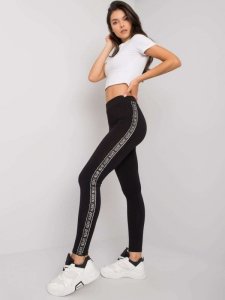 Leginsy-LA-LG-T-45.78P-czarno-srebrny rozmiar - M