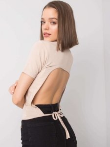 Bluzka-95-BZ-639012.30P-beżowy rozmiar - S