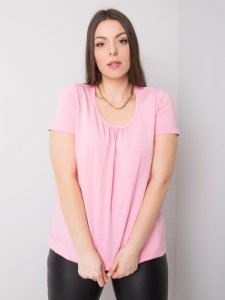 T-shirt-RV-TS-6320.85P-różowy rozmiar - XL