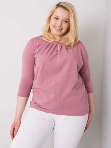 Bluzka-RV-BZ-6334.19P-ciemny różowy rozmiar - 3XL