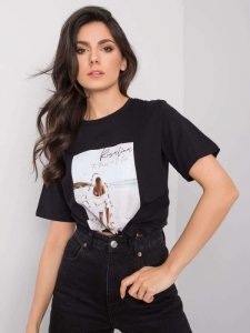 T-shirt-PM-TS-SS21CA43.08P-czarny rozmiar - S