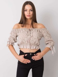 Top-TW-TP-BI-25455.43-beżowy rozmiar - M