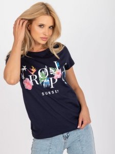 T-shirt-BR-TS-8137-granatowy rozmiar - S