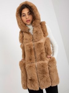 Kamizelka-AI-KZ-FL202046.13X-camelowy rozmiar - S