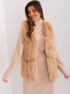 Kamizelka-AT-KZ-2375.00P-camelowy rozmiar - M/L