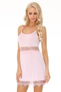 Zmysłowa Piżama Damska Nimatana Pink Różowy LC 90498 LivCo Corsetti Fashion rozmiar - L/XL