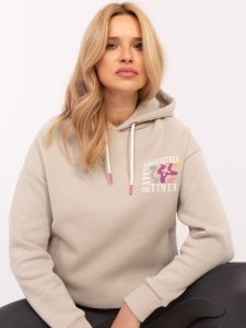 Bluza-D10600T02420M-beżowy rozmiar - XS