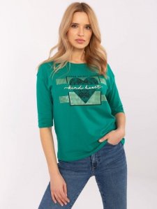 Bluzka-CLM-BZ-0012.94-zielony rozmiar - XL