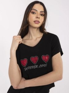 T-shirt-CLM-TS-1708.83-czarny rozmiar - M