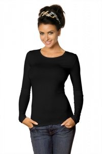 Bluzka Manati długi rękaw czarna