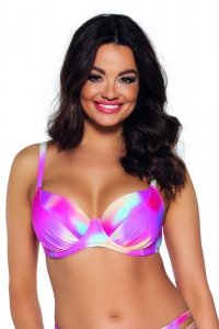 Biustonosz kąpielowy sk 163 Pastel tie dye plus