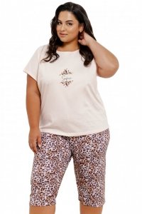 Taro Piżama damska Chrissy 3362 01 morelowa