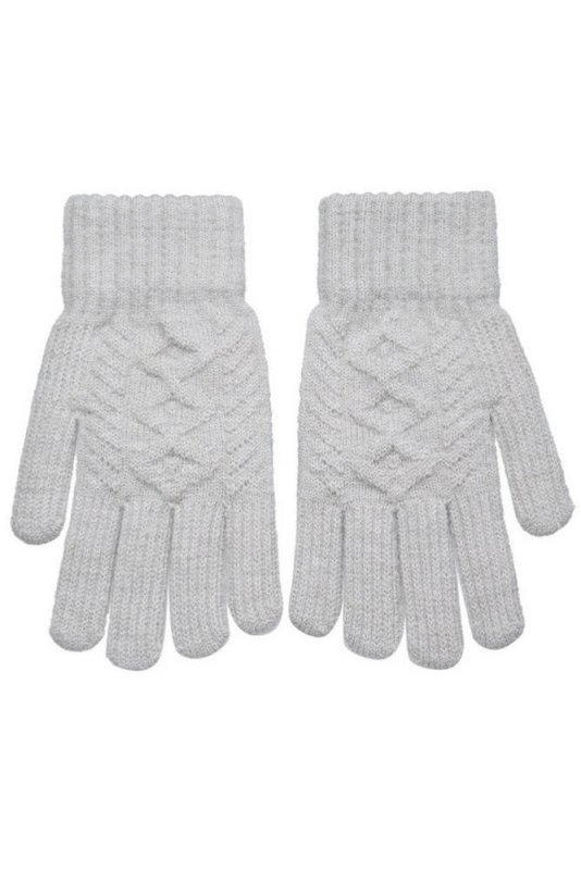 RĘKAWICZKI DAMSKIE Z ROZCIĘCIEM NA PALCU WSKAZUJĄCYM I KCIUKU R-246