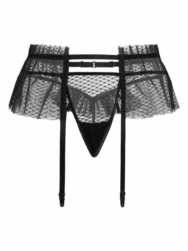 O8019 - PAS DO POŃCZOCH ORAZ MAJTKI TYPU STRINGI MIRACOLO - SENSUAL 2024