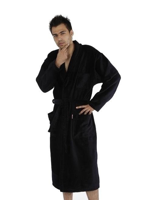 SZLAFROK Z KOŁNIERZEM TWIN FROTTE 819