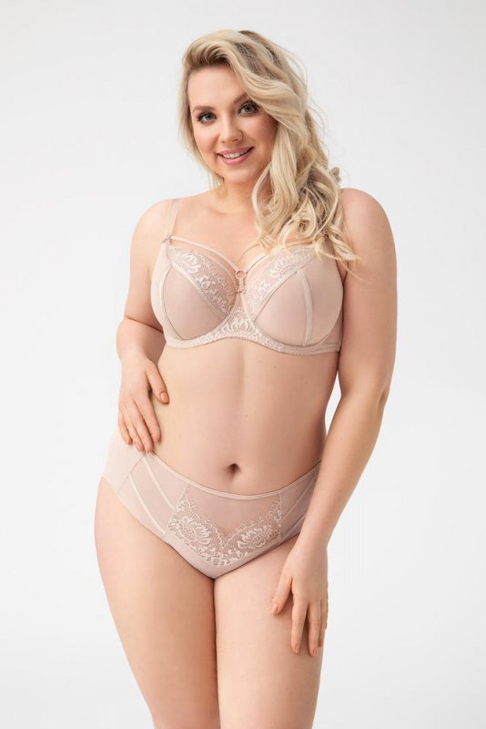 BIUSTONOSZ MIĘKKI PARADISE K496 BEŻOWY - GORSENIA AW2022