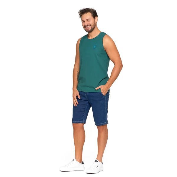 KOSZULKA MĘSKA BEZ RĘKAWÓW TANK TOP Z NADRUKIEM OTS1300-603