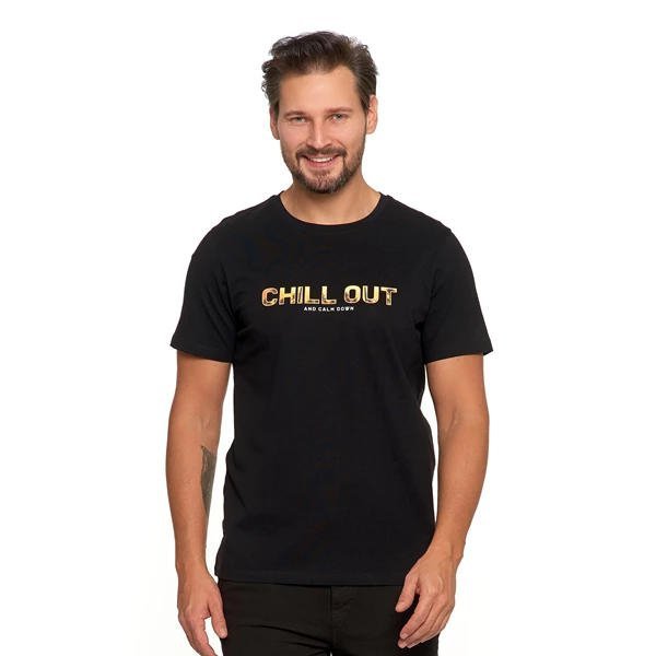 T-SHIRT MĘSKI Z NADRUKIEM OTS1700-011