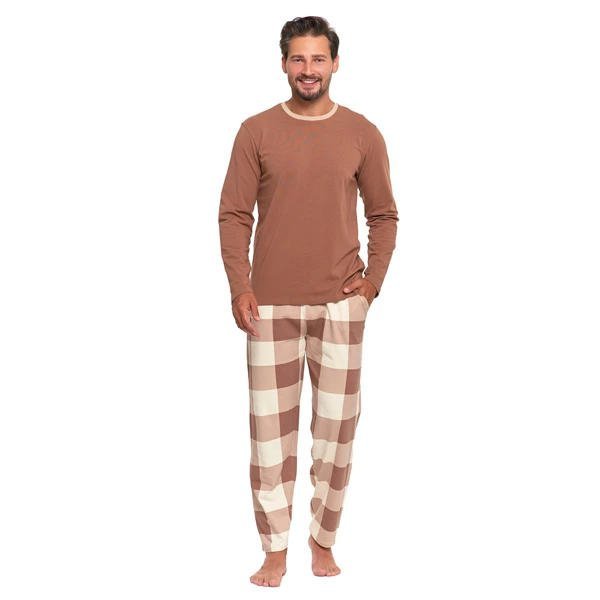 PIŻAMA MĘSKA PLUS SIZE PDM5500-010 - AW2024/25