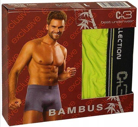 BOKSERKI MĘSKIE BAMBUSOWE C+3