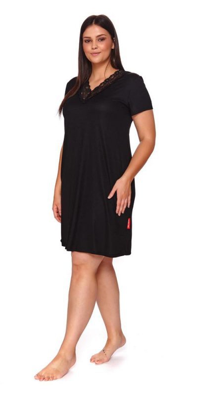 KOSZULA DAMSKA Z KORONKĄ TW.9947 - AW2020
