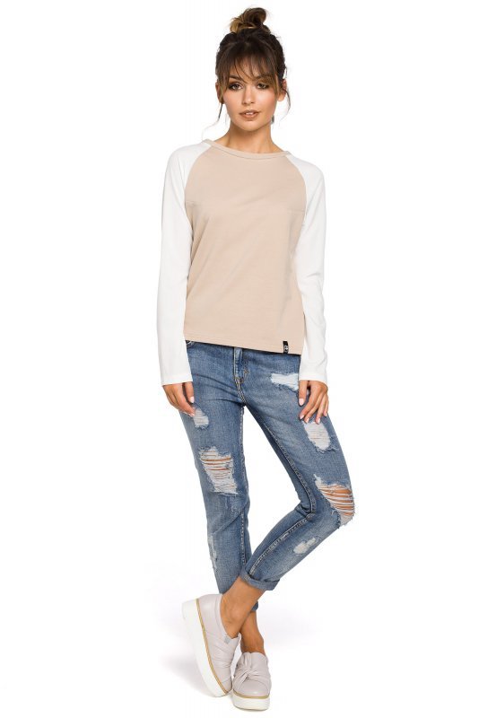 BeWear B047 bluzka beżowa