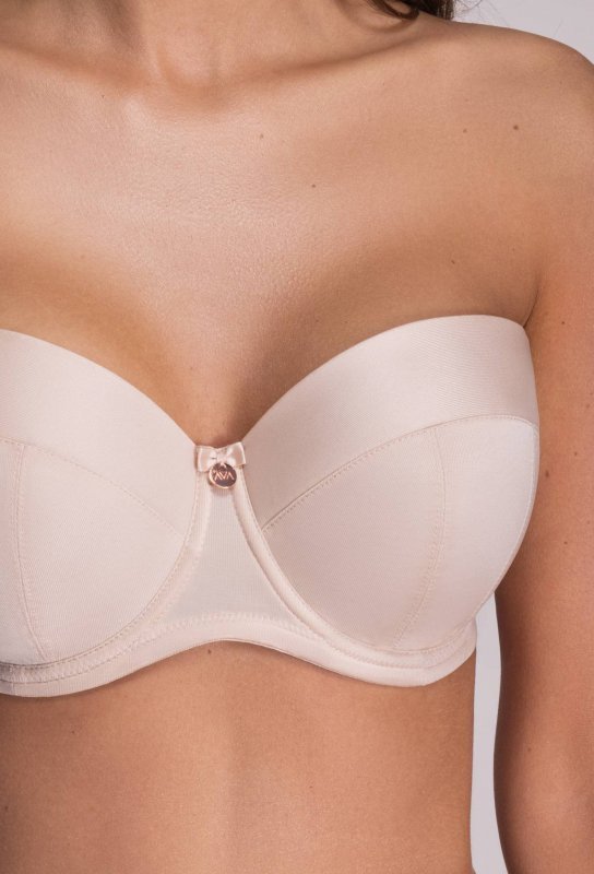 BIUSTONOSZ AV 1787 STRAPLESS MAXI BEŻ