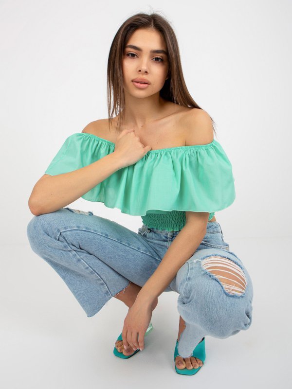 Top-LK-TP-508609.37-mietowy rozmiar - 38