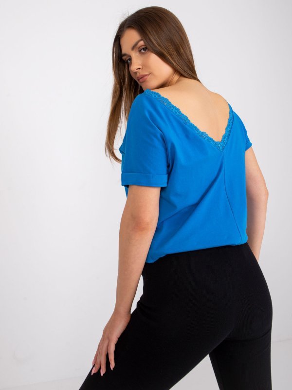Bluzka-RV-BZ-7544.00-ciemny niebieski rozmiar - XL