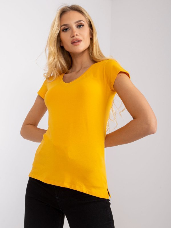 T-shirt-RV-TS-4837.38P-jasny pomarańczowy rozmiar - XL