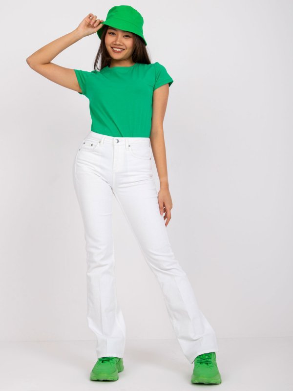 T-shirt-RV-TS-4623.56-zielony rozmiar - XS