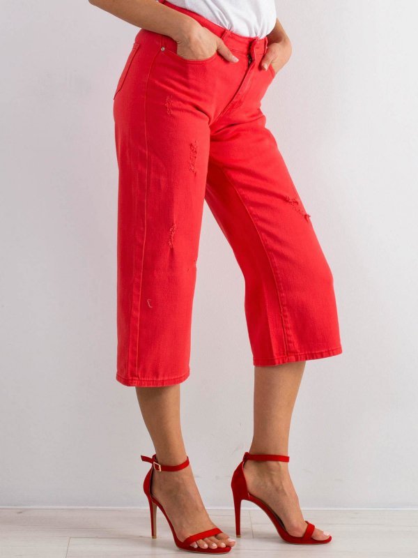 Spodnie jeans-JMP-SP-B102.32P-czerwony rozmiar - 36