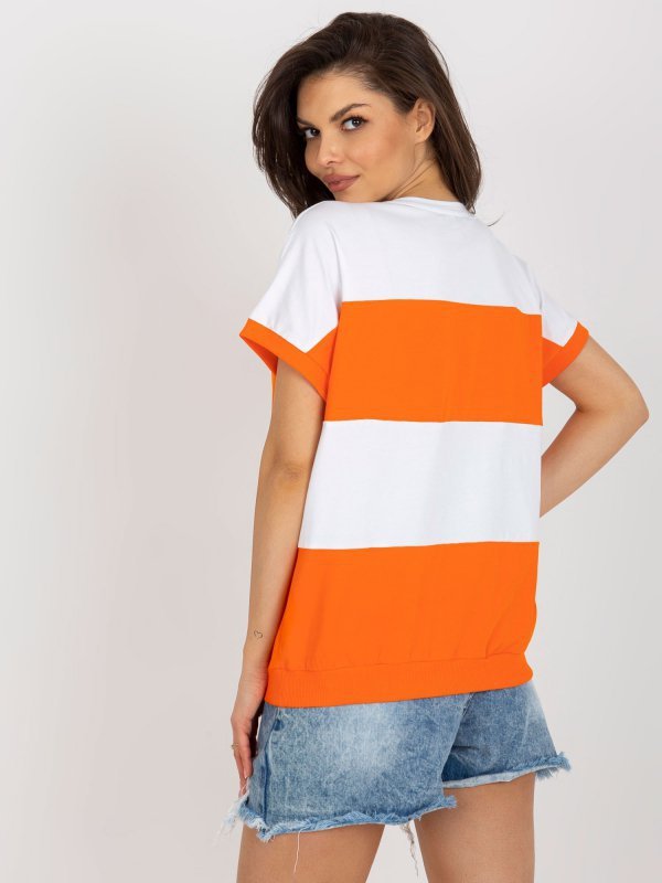 Bluzka-RV-BZ-8640.32X-pomarańczowy rozmiar - L/XL