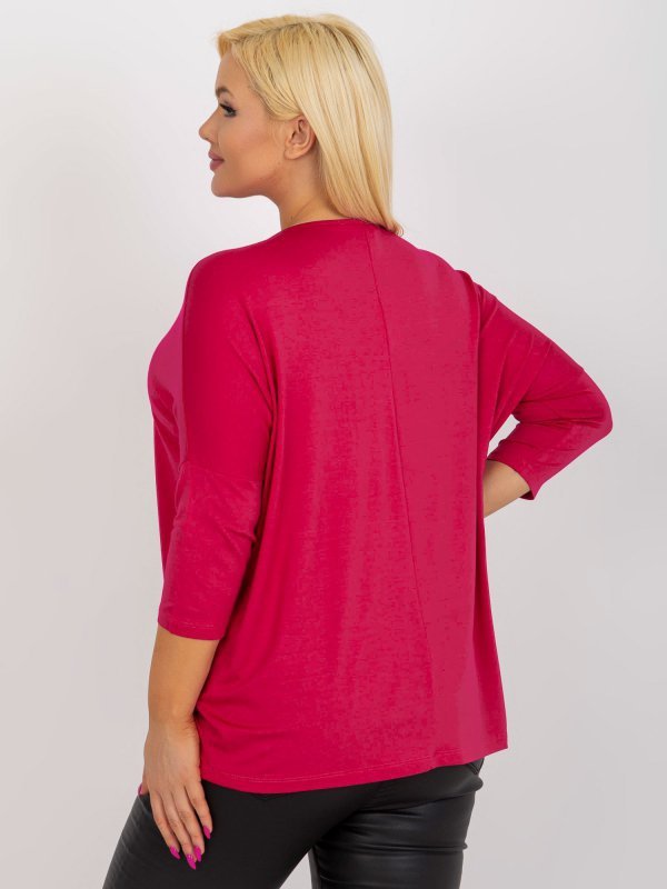 Bluzka-RV-BZ-3770.92-fuksjowy rozmiar - ONE SIZE