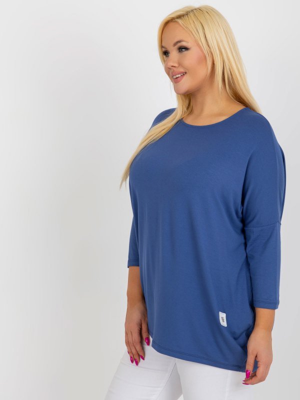 Bluzka-RV-BZ-3770.92-ciemny niebieski rozmiar - ONE SIZE