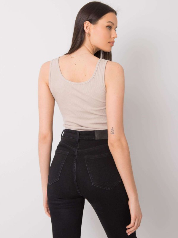 Top-DHJ-TP-13287.36P-beżowy rozmiar - ONE SIZE